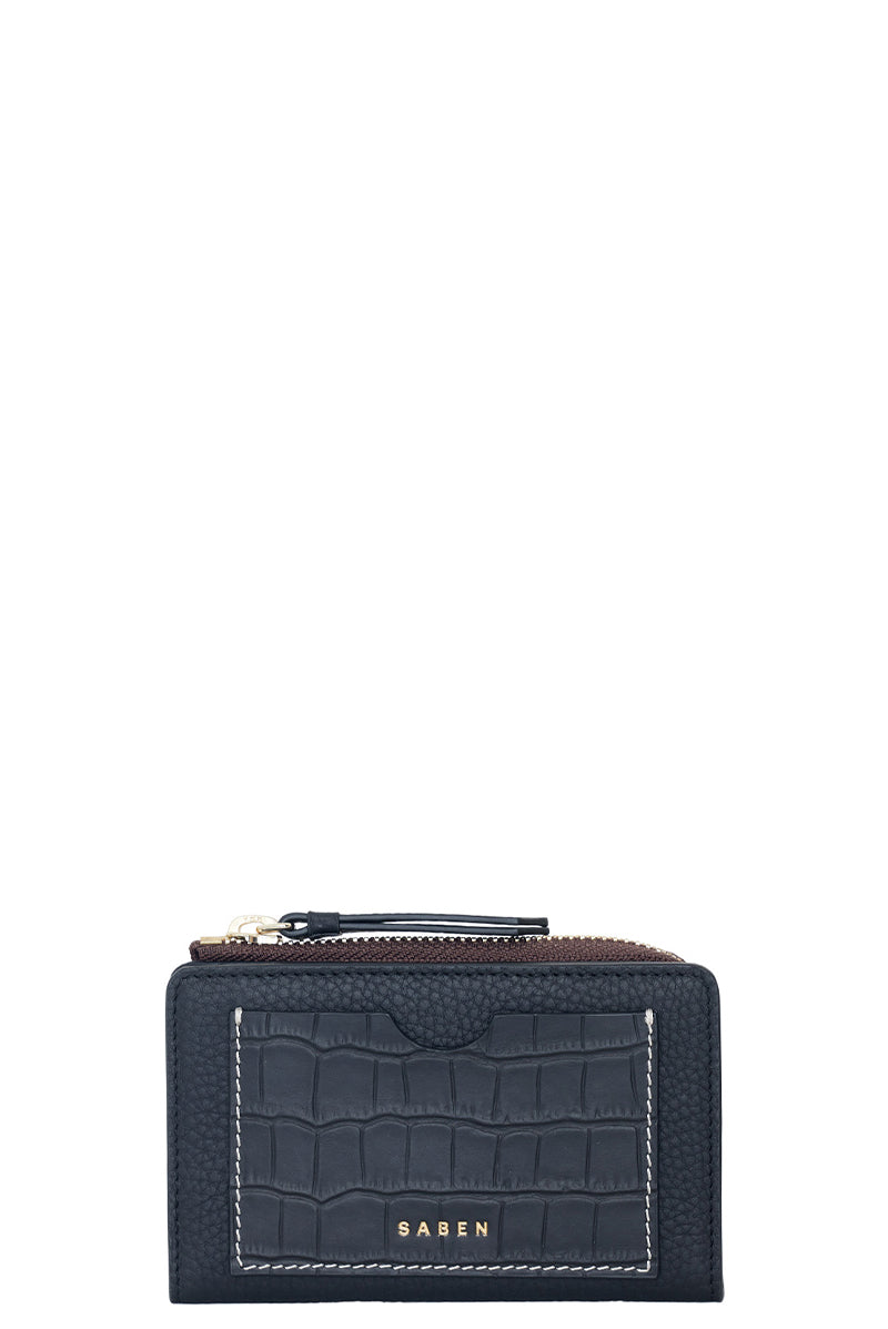 Black + Croc + White Stitch