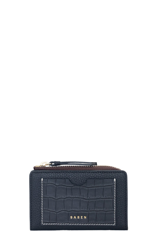 Black + Croc + White Stitch